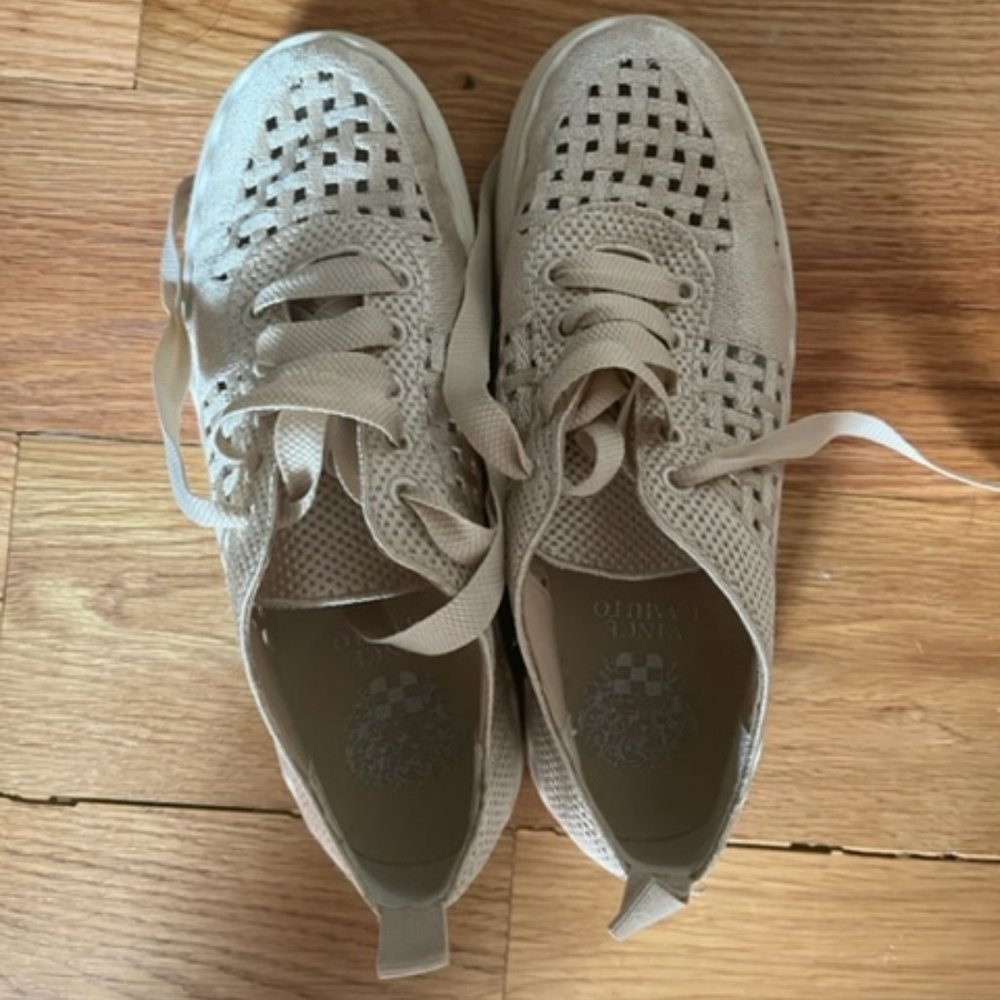 Vince Camuto Jamminna Woven Platform Sneakers